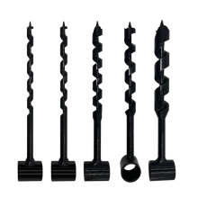 Portable Hand Wood Punch Manual Auger Drill Carbon Steel Survival Bit