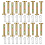 40 Pcs Shear Pins and Cotter Pins 738-04124 Tie Lock Cotter 2