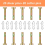 40 Pcs Shear Pins and Cotter Pins 738-04124 Tie Lock Cotter 4