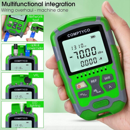 RJ45 Network Testing MC70-VFL 30KM Fiber Optic Power Meter 2