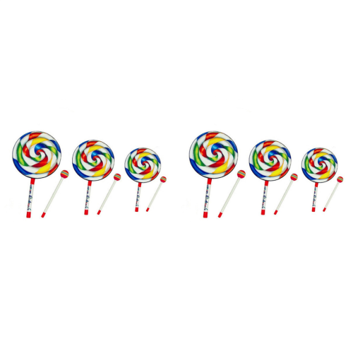 Orff Instruments Lollipop Drums 6/8/10 Inch Three Size Hand Drum