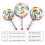 Orff Instruments Lollipop Drums 6/8/10 Inch Three Size Hand Drum 4
