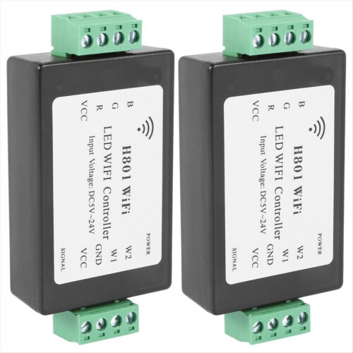 H801 RGBW LED WIFI Controller LED RGB Controller DC5-24V Input