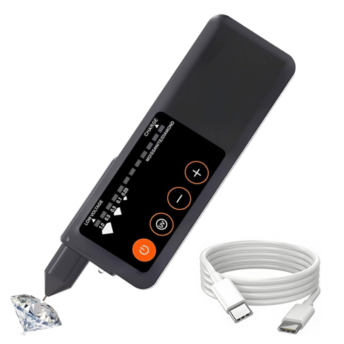 Rechargeable Diamond Tester with LCD Screen and UV Light