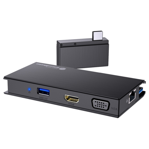 1080P USB3.0 -Compatible Portable Docking Station Multiport