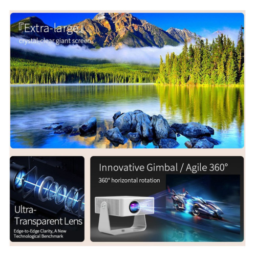 Ultra HD Projector Native 720P Auto Focus Home Theater Projector(EU) 2