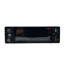 Radio de coche 1DIN MP3 Audio estéreo FM Entrada auxiliar Receptor Bluetooth