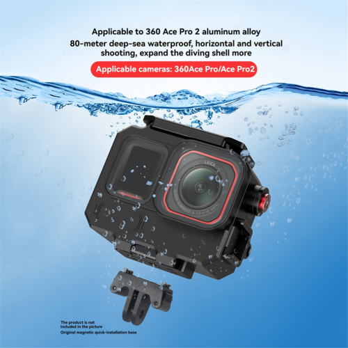 263FT/80M Waterproof Case for AcePro2 Underwater Diving 2