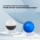 Sphère d'affichage Photo et vidéo, boule de cristal-Bleu 7