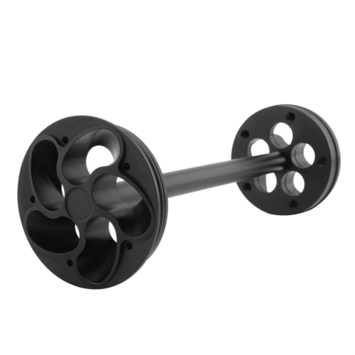 Cache-moyeu de roue arrière de moto, cache-axe de fourche argenté 1