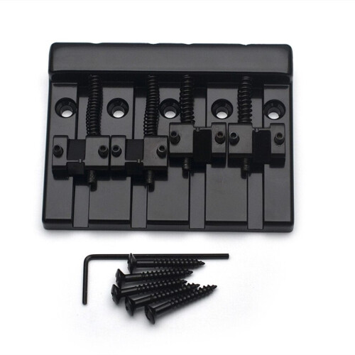Vintage 4 String Bass Bridge 82.3x63.5MM String Bottom Black