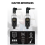 Trasmettitore e ricevitore per microfono wireless XLR 0V/48V 1