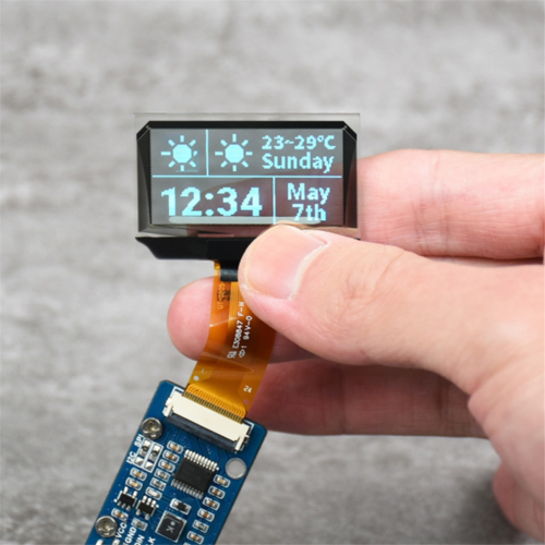 1.51In Transparent OLED Blue Display Module 128x64 SPI/I2C Interface 2