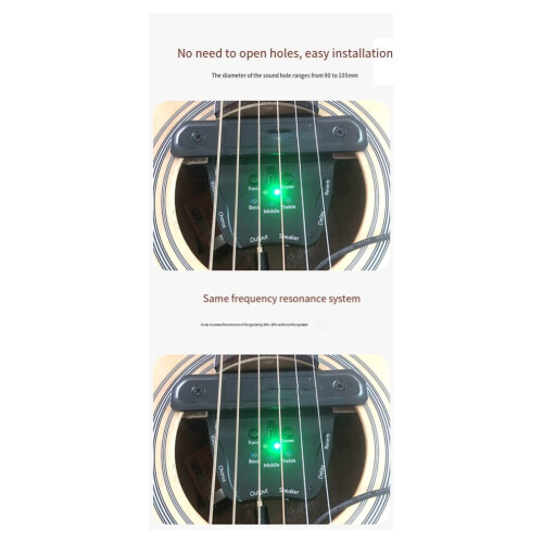 JS-APE301 Vibrationspickup för akustisk gitarr, musikalisk vibration 1