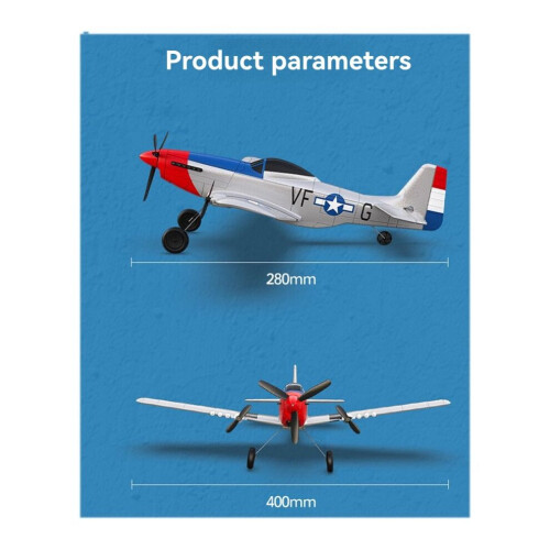 RC 2.4G fjärrstyrt flygplan presentleksak för barn 2