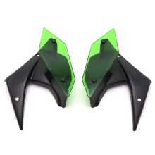 Motorrad-Seitenspoiler mit Downforce-Effekt für Kawasaki Z900, Grün & Schwarz