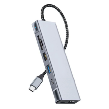 Hub USB avec fonction de stockage disque, boîtier SSD M.2 SATA NVMe