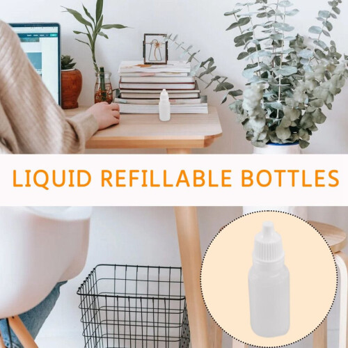 100PCS 15Ml Squeezable Dropper Bottles Eye Liquid Dropper Refillable 1