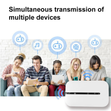 2X 4G Pocket MiFi WiFi-router 150Mbps WiFi-modem för bil, mobilt Wifi