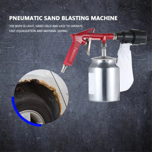 Handheld Pneumatic Sandblaster Sandblasting SprayGun 1