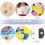 Sublimation Blank Aluminum Stickers Set, Blank Discs (100Pcs) 2