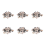 50 Mini Tableau noir bois message rectangle ardoise clip carte 1
