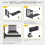 Vertical Graphics Card Holder Kit with 15cm PCI-E 4.0 X16 Cable Black 3