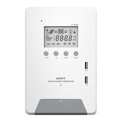 MPPT Solar Charge Controller with Display for Solar Power Smart Home