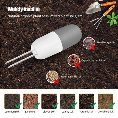 Tuya Wifi Smart Soil Meter Temperature and Humidity Soil Detector 2