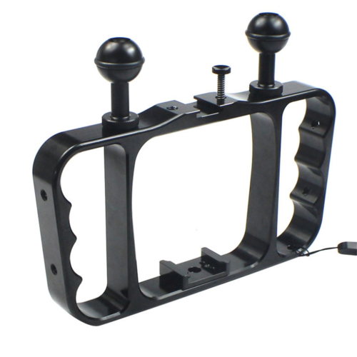 Diving Bracket Flashlight Stand Selfie Stick Stabilizer for 13