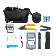 Kit de herramientas de fibra óptica FTTH con medidor de potencia de fibra óptica