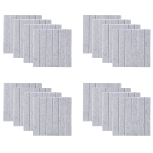 12 schallabsorbierende Paneele/Schallschutzmatten zur Wandmontage und Raumakustikbehandlung