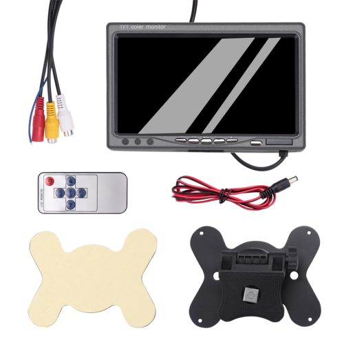 Έγχρωμη οθόνη TFT LCD 7 ιντσών HD για αξεσουάρ CCTV αυτοκινήτου με αντίστρ 1