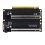 Carte d'extension PCIe 3.0 x16 vers x8 avec interface SATA améliorée 3