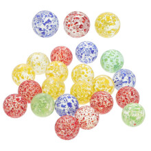 Glass Marbles - 2 Fish Coloured Decorative Aqua Glass Balls for Ornaments, Home Decor, and Replacement
