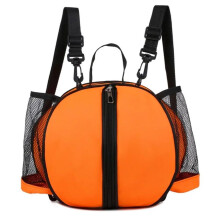 Basketballtasche mit verstellbarem Gurt, orangefarbene Outdoor-Trainingstasche, Fitness-Schultertasche