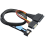 Gen5 MCIO Slimline SFF-8654 4I - SAS 8639 U.2 -sovitinkaapeli 0,5 m 1