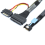 Gen5 MCIO Slimline SFF-8654 4I - SAS 8639 U.2 -sovitinkaapeli 0,5 m 3