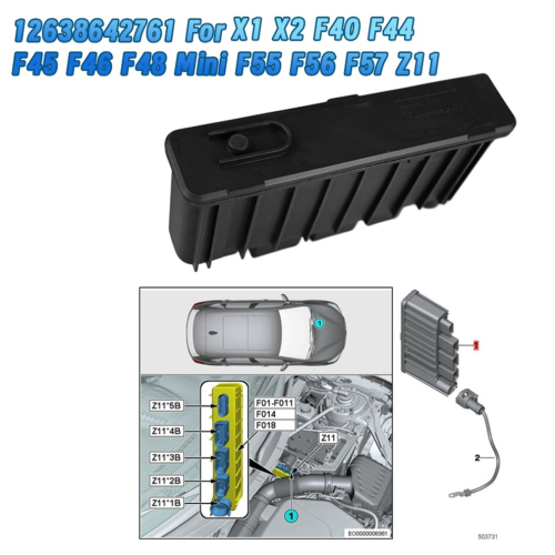 Nouveau module de commande d'alimentation intégré 12638642761 pour X1 X2 1