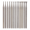 12 Pcs Round Cup Burr Set,3/32Inch Shank Wire Rounder Bits(0.8-3.0mm) 1