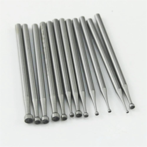 12 Pcs Round Cup Burr Set,3/32Inch Shank Wire Rounder Bits(0.8-3.0mm) 2
