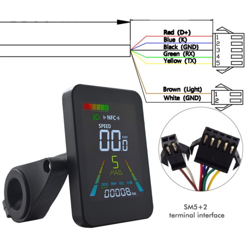 F3 Electric Scooter NFC LCD Display Color Animated Meter 1