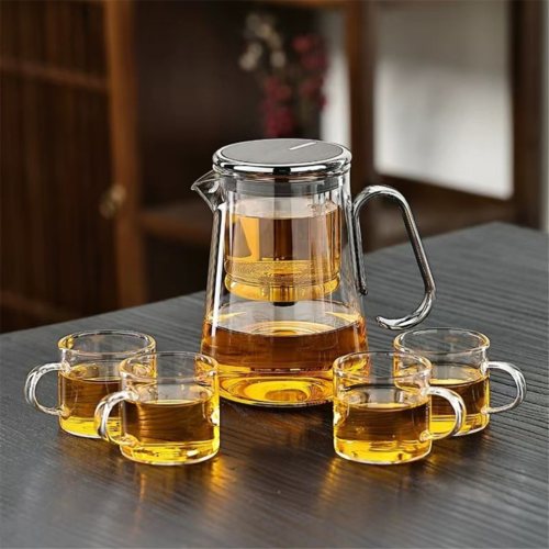 Μαγνητική γυάλινη τσαγιέρα 700ml με εγχυτήρα - Kettle Teapot A 2