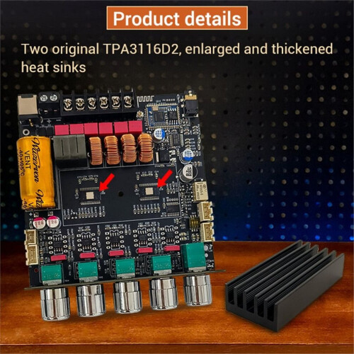TB21Q QCC3034+TPA3116 Bluetooth Digital Amplifier Board 2