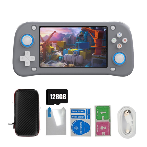 XF43 Retro Handheld Game Console 128G 4.3 inch IPS Screen C