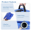 4pack Canopy Water Weights Bag,Gazebos Tent Water Weights Set, Blue 3