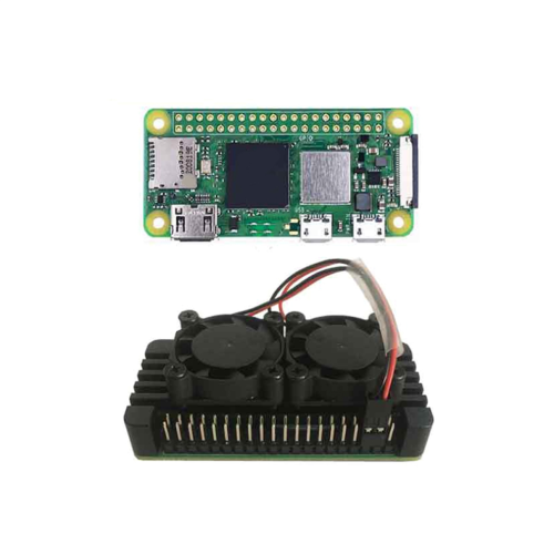 Dual Fan Heatsink Case for Zero 2W Enhanced Cooling 1