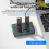 Dual-Bay M.2 NVME SSD Docking Station EU Plug 4