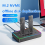 Dual-Bay M.2 NVME SSD Docking Station EU Plug 2