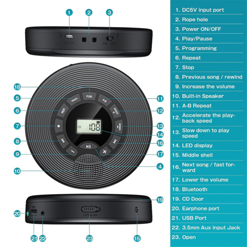 Bluetooth CD player 2
